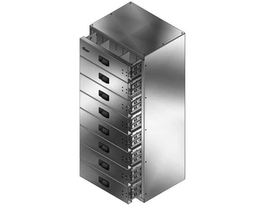 8 Drawer Unit 24-3/8″L X 18-3/8″D X 56-1/4″H