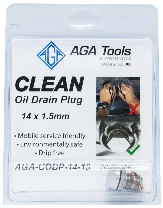 Clean Oil Drain Plugs