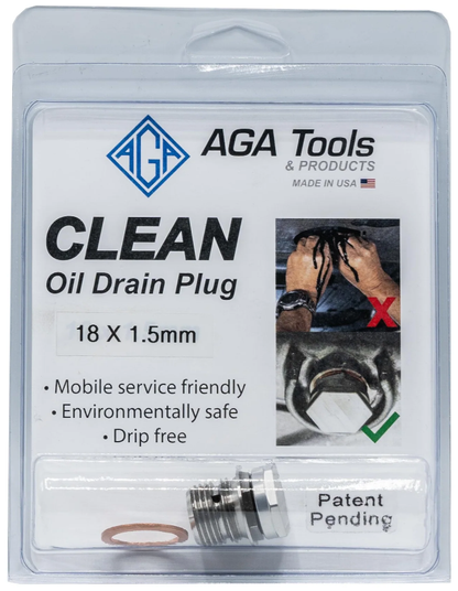 Clean Oil Drain Plugs